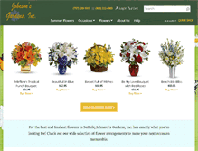 Tablet Screenshot of johnsonsgardensva.com